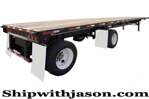 Flatbed equipment for generator transport