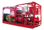 Oilfield equipment prepared for Houston energy freight transport