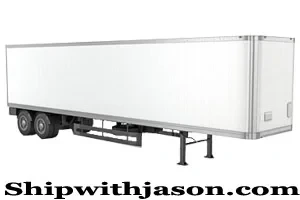 Dry van tractor trailer